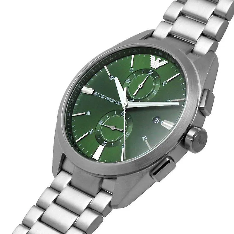 Emporio Armani Chronograph Green Dial Men's Watch | AR11480